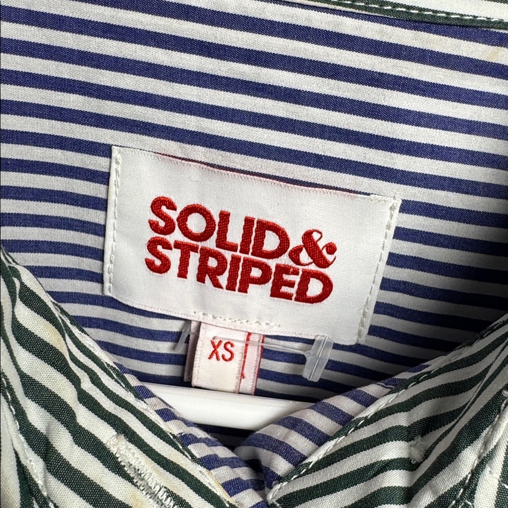 Solid & Striped Xs Button Down Shirt Blouse Women… - image 3